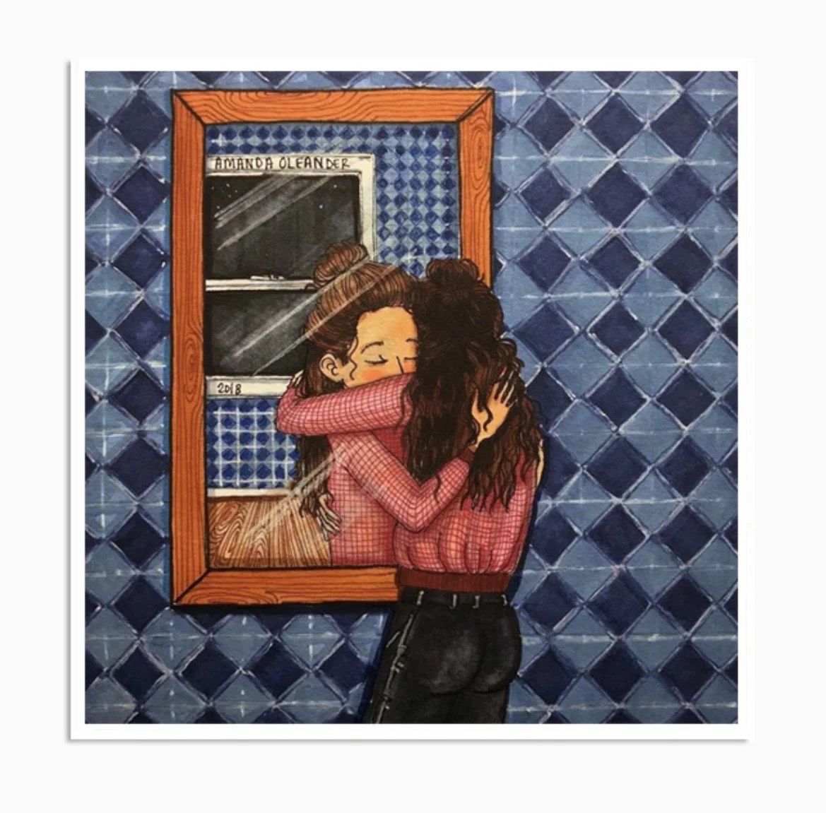 mirror hug